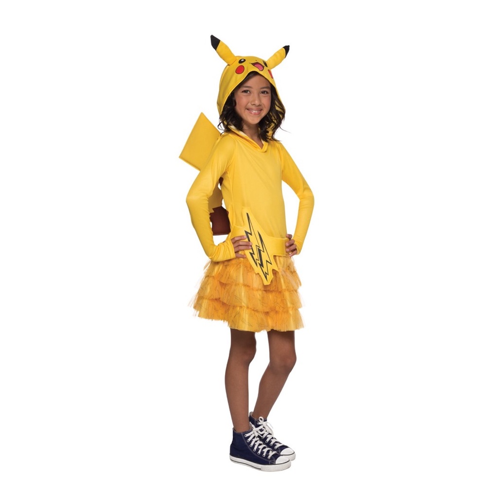 Pokémon: Girls Pikachu Hoodie Dress - Small